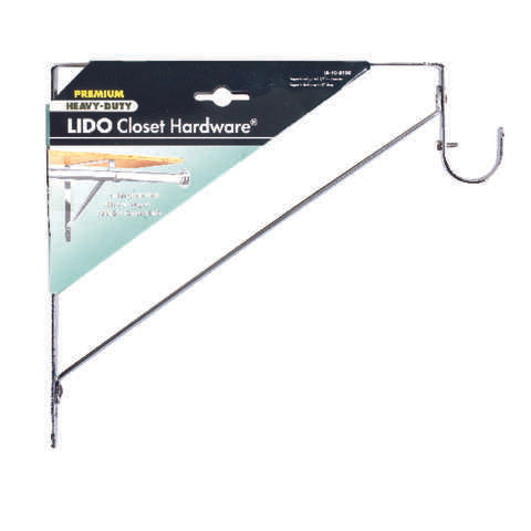 Lido 10-1/2 in. H X 1 in. W X 11 in. L Chrome Shelf Divider