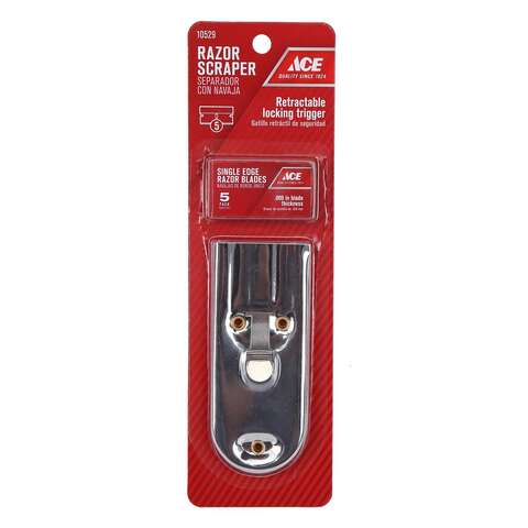 Ace 1-1/2 in. W Steel Scraper, Pack of 10