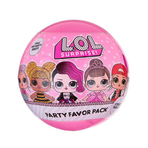 L.O.L. Surprise! Birthday Party Surprise Ball Plastic 1 pk, Pack of 6