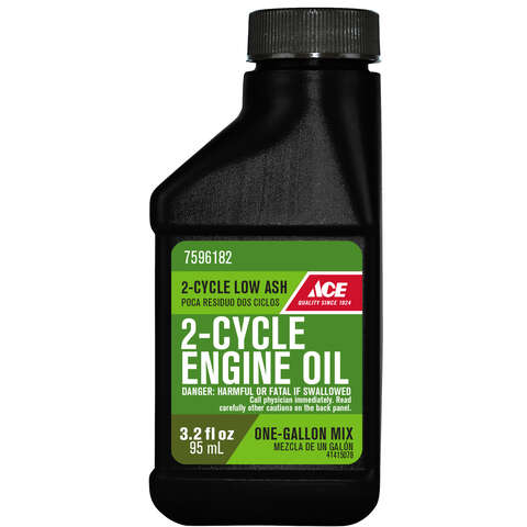 Ace 2-Cycle 40:1 Low Ash Engine Oil 3.2 oz, Pack of 12