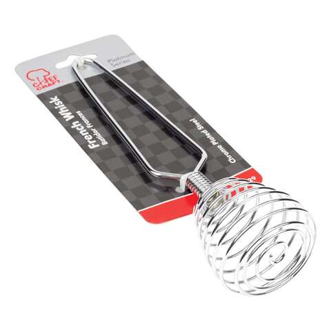 Chef Craft Silver Steel French Whisk, Pack of 3