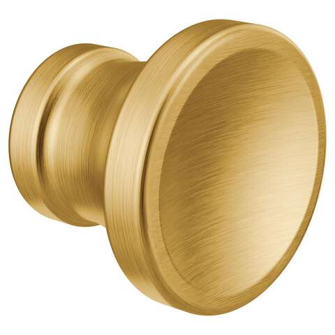 Moen Colinet Round Cabinet Knob 1 in. D Brushed Nickel 1 pk