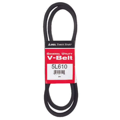 Mitsuboshi FHP 5L610 Standard General Utility V-Belt 0.63 in. W X 61 in. L For Fractional Horsepower