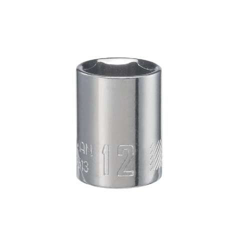 Craftsman 12 mm X 1/4 in. drive Metric 6 Point Shallow Socket 1 pc