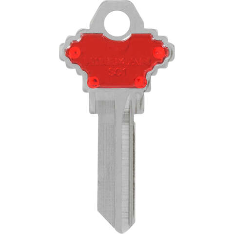 Hillman ColorPlus House/Office Key Blank Single, Pack of 5