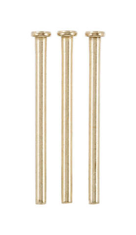 Ace 4 in. L Satin Brass Hinge Pin 3 pk