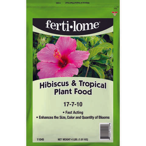 Ferti-lome HIBISCUS AND TROPICAL PLANT FOOD 17-7-10 Granules Plant Food 3.25 lb
