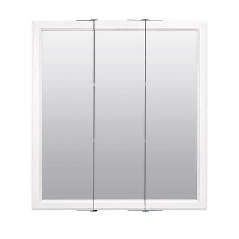 Zenna Home 26 in. H X 24 in. W X 4.5 in. D Rectangle Medicine Cabinet