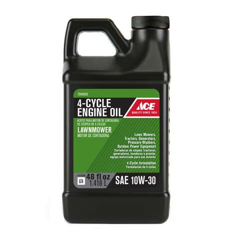 Ace 10W-30 4-Cycle Lawn Mower Motor Oil 48 oz 1 pk, Pack of 6