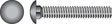 HILLMAN 5/16 in. X 4 in. L Stainless Steel Carriage Bolt 25 pk