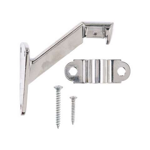 Ace Silver Steel Heavy Duty Hand Rail Bracket, Pack of 5