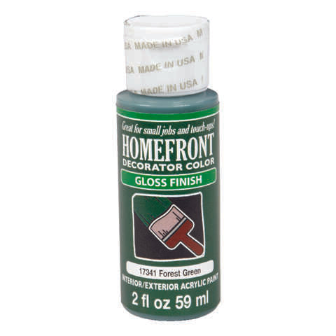 Homefront Gloss Forest Green Hobby Paint 2 oz, Pack of 3