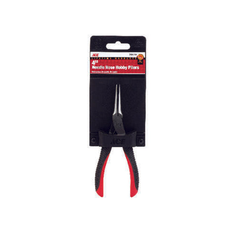 Ace 4 in. Alloy Steel Needle Nose Hobby Pliers