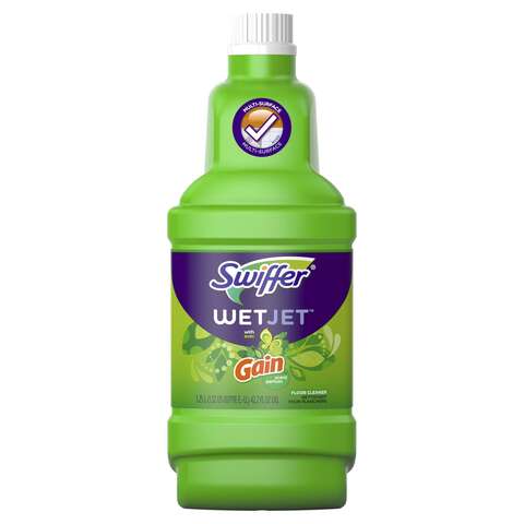 Swiffer WetJet Clean Fresh Scent Floor Cleaner Refill Liquid 42.2 oz