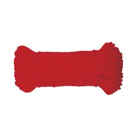 Koch 5/32 in. D X 100 ft. L Red Diamond Braided Paracord Rope