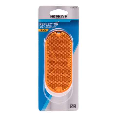 Hopkins Amber Rectangular Reflector 2 pk, Pack of 3