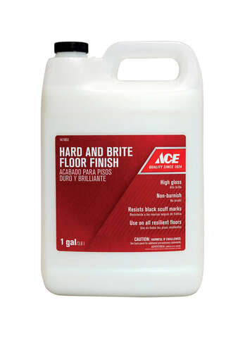 Ace High Gloss Floor Finish Liquid 1 gal, Pack of 4