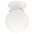 Westinghouse 7.25 in. H X 6 in. W X 6 in. L White Ceiling Fixture