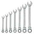 Craftsman 12 Point SAE Ratcheting Combination Wrench Set 7 pc