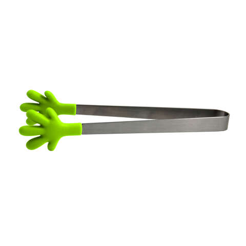 Kitchen Innovations Assorted Colors Silicone Hand Shaped Mini Tongs, Pack of 24