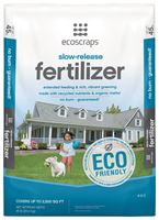 ecoscraps 22311 Slow Release Fertilizer, 45 lb Bag, Granular, 4-2-0 N-P-K Ratio
