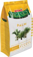 Jobes 09126 Palm Plant Organic Food Fertilizer with Biozome, 4 lb Bag, Granular, 4-2-4 N-P-K Ratio