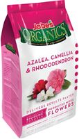 Jobes 09826 Azalea Camellia and Rhododendron Organic Plant Food, 4 lb, Granular, 4-3-4 N-P-K Ratio