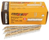 Bostitch Strapshot PT-MC13115G-1M Connector Nail, 1-1/2 in L, 16 Gauge, Steel, Bright, Full Round Head, Smooth Shank, 1000/PK