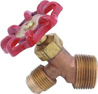 Anderson Metals 59540-0612 Oil Drum and Tank Valve, 3/4 x 3/8 in Connection, MIP x Flare, Brass Body