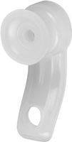 Kenney KN1865 Traverse Rod Carrier, Plastic, White