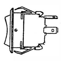 US Hardware M-047C Bilge Pump Switch, 2-Way, For: Pump That Draws 10 A or Less