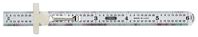 General 300/1 Precision Measuring Ruler, SAE Graduation, Stainless Steel, 3-7/8 in W