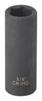 Vulcan Deep Impact Socket, 5/8 in Socket, Black Phosphate