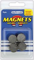 Magnet Source 07003 Magnetic Disc, 3/4 in Dia, Charcoal Gray