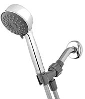 Waterpik PowerPulse Series XAU-643E Handheld Shower Head, 1.8 gpm, 6-Spray Function, Chrome, 60 in L Hose