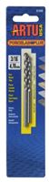 ARTU 01430 Drill Bit, 3/16 in Dia, 3-1/2 in OAL, Flat Flute, 2-Flute, 3/16 in Dia Shank, Straight Shank