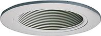 Halo Coilex 993W Baffle Trim Ring, Aluminum Body, White