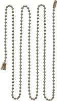 Eaton Wiring Devices BP331BB Ball Chain with End Bell and Connector, #6 Chain, 3 ft L Chain, Brass