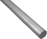 K & S 3056 Decorative Metal Rod, 5/16 in Dia, 36 in L, 1100-O Aluminum, 6061 Grade, Pack of 3