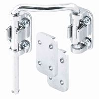 Prime-Line U 10537 Sliding Door Lock, Steel, Nickel, 3/16, 1/8, 1/4 in Thick Door