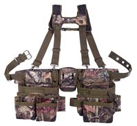 Bucket Boss 85035 Suspension Rig, 52 in Waist, Fabric, Mossy Oak, 28-Pocket