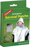 Coghlans 1390 Emergency Survival Poncho, Metallized Aluminum/Polyethylene, Pack of 6