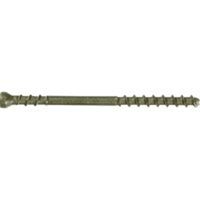 Camo 345120 Deck Screw, #7 Thread, 1-7/8 in L, Trim Head, Star Drive, Carbon Steel, ProTech-Coated, 100/PK