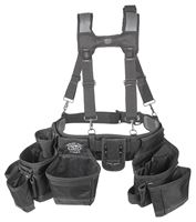Dead On HDP369857 Framers Suspension Rig, 52 in Waist, Poly Fabric, Black, 19-Pocket