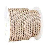 BARON 50120 Rope, 5/8 in Dia, 140 ft L, 700 lb Working Load, Polypropylene, Tan