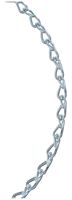 BARON 7227 Single Jack Chain, #16, 250 ft L, Zinc, Galvanized, 10 lb Working Load