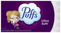 Puffs 35669 Non-Lotion Facial Tissue, 8.4 in L, 8.2 in W, Pack of 24