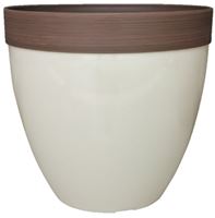 Southern Patio HDR-077091 Hornsby Planter, Resin, Dark Beige