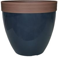 Southern Patio HDR-077077 Hornsby Planter, Resin, Navy Blue