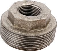 Prosource B241 65X50 Pipe Bushing, 2-1/2 x 2 in, MIP x FIP, Malleable Iron, SCH 40 Schedule, 300 psi Pressure